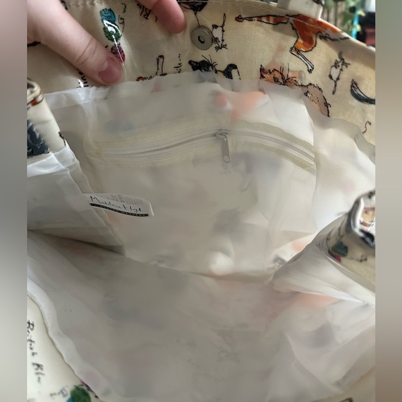 Madeleine Floyd Ulster Weavers Cat Print Shopping Tote - Picture 2 of 6